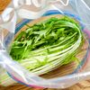 まるごと!【水菜のピリ辛浅漬け】の下準備