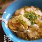お肉は無いけど気分はカツとじ♪【揚げと卵のキツネとじ】