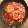 【業務スーパー】チーズインハンバーグのトマト煮込みの工程3