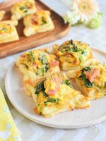 ほうれん草のキッシュ風！簡単デニッシュ