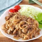【豚こまのバタポン炒め】コクがあるのにさっぱり美味しい♩