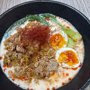 楽ラク手抜キッチン🐶🐾の作ってみた!投稿(ボリューム満点♡『豚こまの冷やし豆乳担々そうめん』ピリ辛美味)