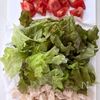 ［チキンと彩り野菜のサラダ］新玉ドレッシング！デパ地下風の工程1