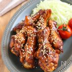 つけて焼くだけ！手羽元のガーリック醤油焼き