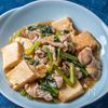 【豚肉、小松菜、厚揚げの中華うま煮】満足感あり♪
