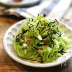 白菜大量消費★『塩もみ白菜の塩昆布和え』