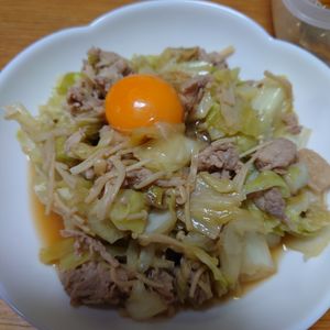 1315327の作ってみた!投稿(豚こまキャベツのだしうま煮)