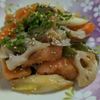 秋風の作ってみた!投稿(白米に合う~♪秋鮭と野菜の味噌バター炒め★)