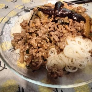 和音の作ってみた!投稿(【茄子とひき肉の肉味噌そうめん】パパッとお手軽お昼ご飯♡)