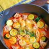 ワンパン！鶏肉とズッキーニのトマトチーズ煮の工程4