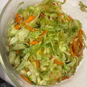 1169387の作ってみた!投稿(レンチンでカンタンに♪キャベツのだしカレー味常備菜)