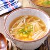 【コーンとえのきの中華スープ】3分で完成!の工程2