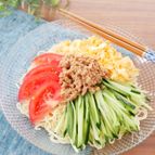 『焼肉のたれ肉味噌で』冷やし中華
