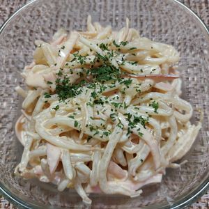 よっこの作ってみた!投稿(【もやしとハムのカレーマヨサラダ】カレー風味が食欲そそる！)