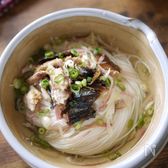 秋の味覚で！焼きサンマの胡椒茶漬けそうめん