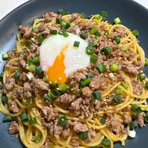 楽ラク手抜キッチン🐶🐾の作ってみた!投稿(【ワンパンひき肉パスタ】こんなに簡単でいいの？！)
