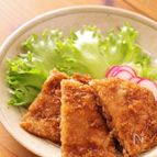 薄～い、ソースとんかつ。