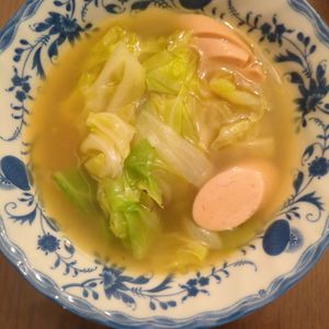 たりおの作ってみた!投稿(レンジで5分！和風カレースープ)