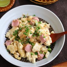 包丁不要！白だしで簡単♪「豆腐とギョニソのチャンプルー」