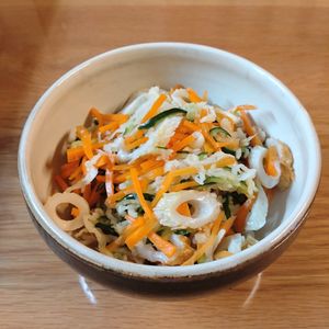 なべ円の作ってみた!投稿(切り干し大根の酢の物　酸っぱくない黄金比♪ポリポリやみつき♡)
