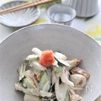 ちくわと新玉ねぎの明太マヨサラダ