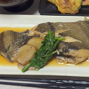 みーこの作ってみた!投稿(フライパン カレイの煮付け)