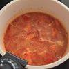 酸味がたまらん♩トマたまサンラータンの工程2