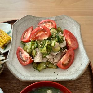 とびうおの作ってみた!投稿(【この手があった】目から鱗な裏ワザ！しっとり豚しゃぶ甘酢ダレ)
