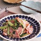 ５分で出せるレンチン簡単副菜＊ベーコンとえのきのバタぽん蒸し