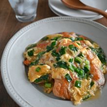 鶏むねのまろやかとろふわニラ玉あんかけ