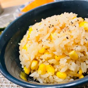 ちひろの作ってみた!投稿(バター醤油香る♡とうもろこしの炊き込みご飯【#炊飯器】)