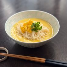 冷やして美味しい！とうもろこし🌽のすり流しそうめん