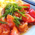 【丼にも！】スイートチリ大活躍！『ジューシートマトエビチリ』