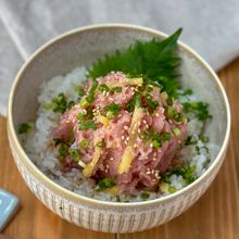3分で完成!【ごま油香るとろたく丼】