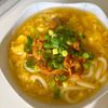 かずちんの作ってみた!投稿(疲れた胃腸に♪男子も喜ぶ♪『肉玉あんかけうどん』)