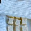 牛こまと豆腐とにんにくの芽のオイスター炒めの工程1