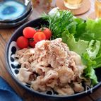 包丁いらず☆豚こまのやみつき旨塩炒め。