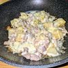 joe sanの作ってみた!投稿(フライパンごとドド～ンと食卓へ！じゃがバター豚チーズ焼き)