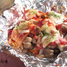 きのことベーコンのホイル焼き