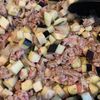 『ひき肉と茄子のとろたま丼』ガッツリいけちゃう♡男子ウケ抜群の工程3