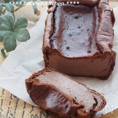 お豆腐チョコチーズケーキ(生クリーム不使用・板チョコ1枚)