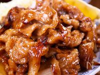 行列の定食屋さんの🤩豚バラとろとろ蜂蜜レモンバター照り焼き