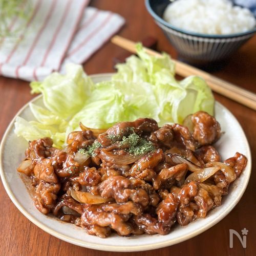 5分で完成!お好みソースで作る「ポークチャップ」