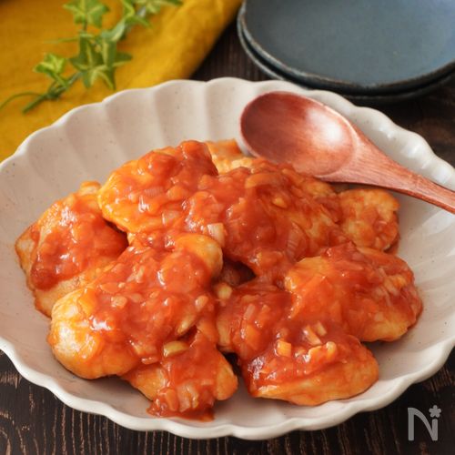 鶏むね肉でつくる やさしい鶏チリ