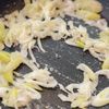 米粉を使った明太クリームうどんの工程3