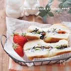 リメイク！ひじきとクリームチーズのベーグルサンド