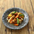 鶏肉と彩り野菜の黒酢あん