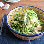 低糖質＆低カロリー◎ささみと豆苗のシャンタンごま和えナムル風