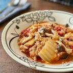 豚こまと白菜のトマト煮