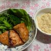 チョビの助の作ってみた!投稿(めかじきのぽん酢照り焼きの和風タルタル乗せ)